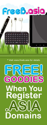 FreeB.Asia :: Get free gifts when you register a .ASIA domain from May 1st to July 31st, 2012